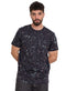 Indigo Printed Round T-Shirt Design 6 - Khotwh